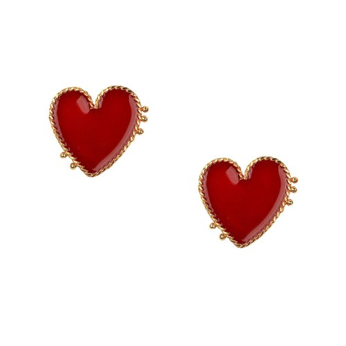 Paio orecchini cuore vintage - cuore,