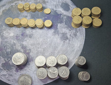 Lotto 220 Monete Miste Repubblica Francese (valore 153 FF)