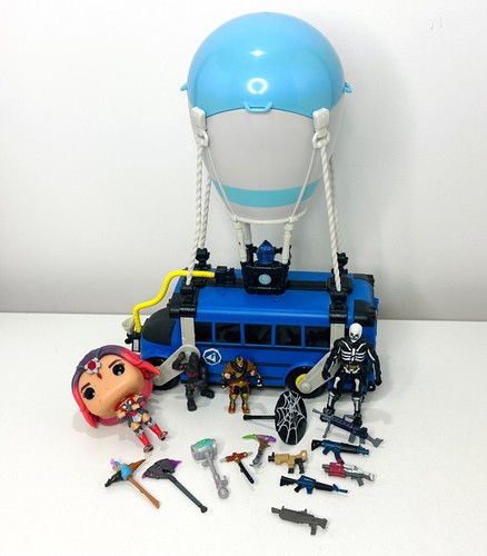 Fortnite battle bus toy with - bus,