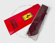 Cravatta Ferrari Formula anni 90 vintage gadget NOS necktie