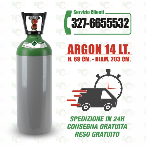 Bombola argon litri - argon, 14