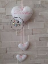 Fiocco nascita coccarda tulle