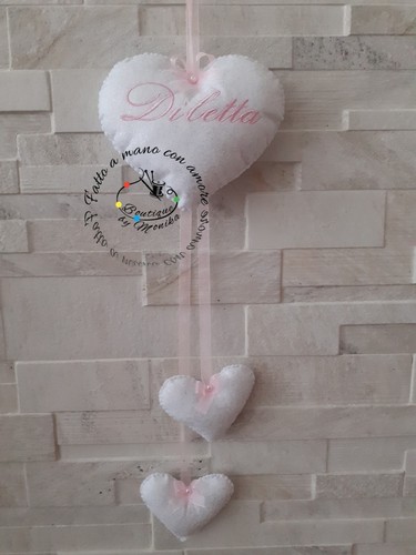 Fiocco nascita coccarda - , tulle