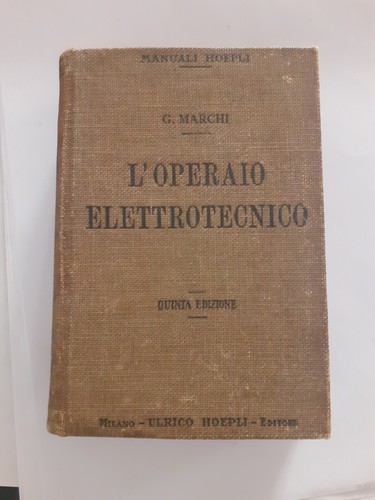 Manuali hoepli l operaio - manuali, l'operaio