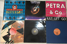 Lotto 6 dischi in vinile 12" da dj anni '80 e '90 - 45 e 33 giri