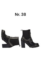 Gaudi Leather Biker Boots