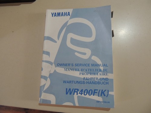 Yamaha 400 1998 - wr, (k)