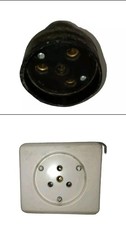 Prese trifasi Vintage da  15/30A sia mobili che da scatola/pannello vedi descriz