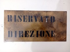 Vecchio Cartello Anni 50/60 "