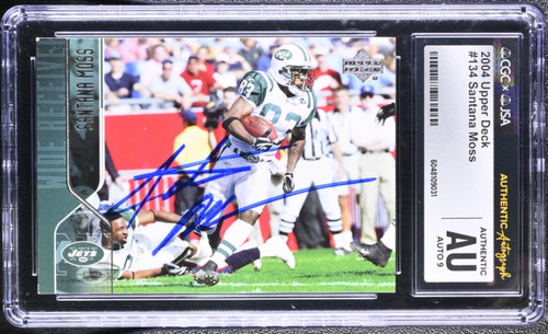 Santana moss signed 2004 - moss,
