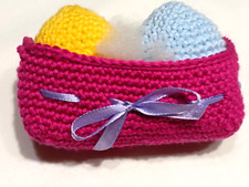 Cestino con ovetti fatti a