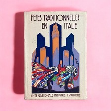 FESTE TRADIZIONALI IN ITALIA ENIT Brochure Illustratore Duilio Cambellotti 1933