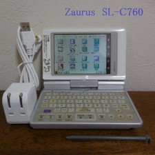 SHARP Zaurus SL-C760 Retro PDA Assistenti Digitali Personali Funzionamento Confermato