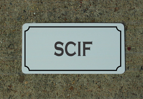 Insegna metallo scif - insegna,