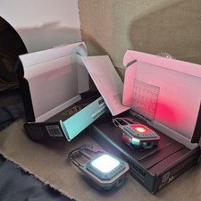 2 Luce Led Bici Edoardo Bianchi Ricaricabile Usb Fanale Anteriore Posteriore