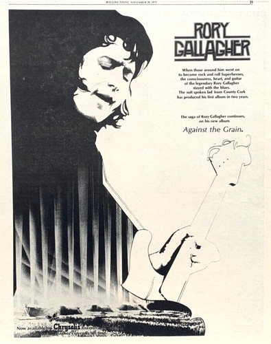 Rory gallagher 1975 poster - rory,