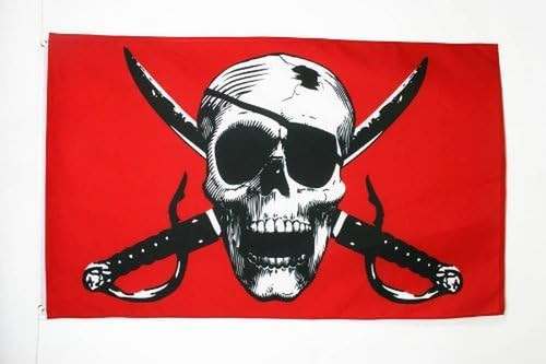 Bandiera crimson pirata - bandiera,