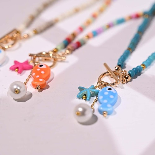 Collana boho perline - boho, colorate