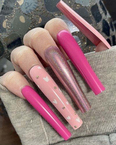 Pink hearts super 3xl - pink,