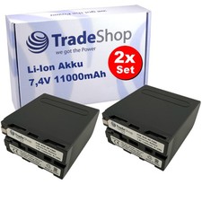 2x BATTERIA 11000mAh per Sony