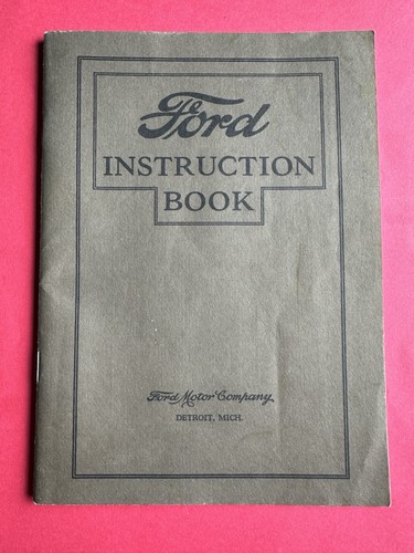Ford libretto istruzioni 1927 - ford,