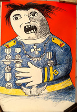 Enrico Baj poster cm.70x100