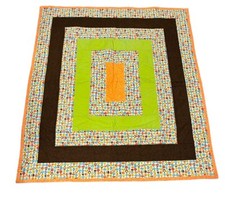 Trapunta coperta due lati gufi