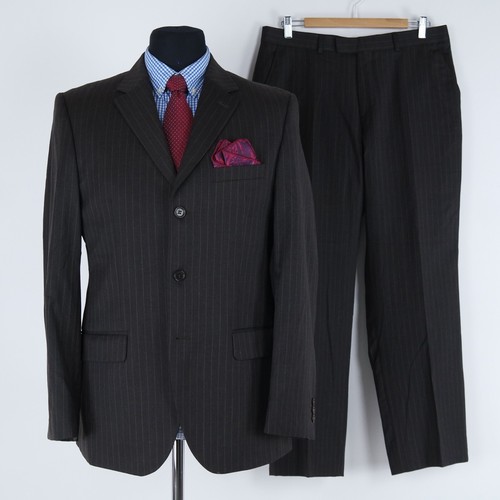 Mens dark brown striped - mens,