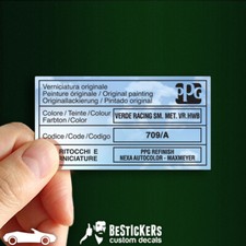 1 Adesivo etichetta Alfa