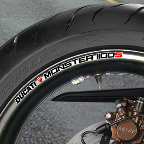 Adesivi cerchi ruota ducati - adesivi,