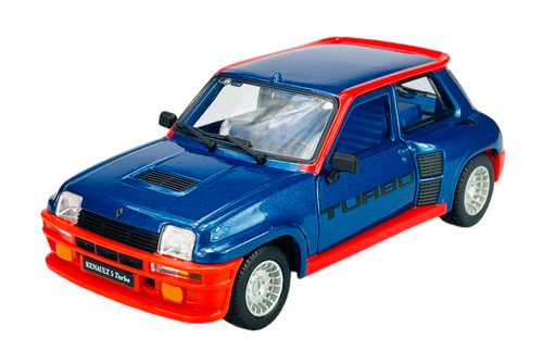 Bburago renault turbo blu - bburago,