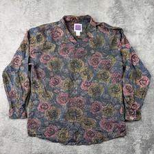 Camicia uomo seta floreale