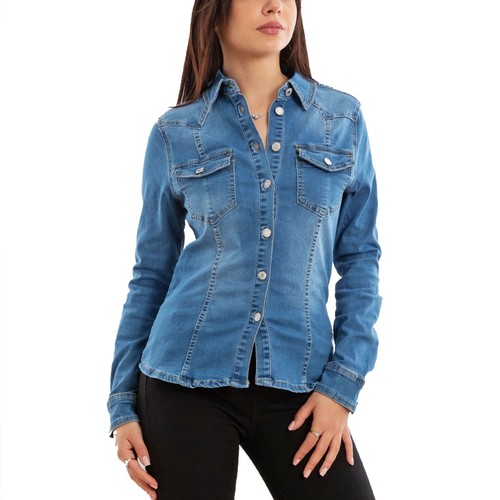 Camicia jeans donna denim - camicia,