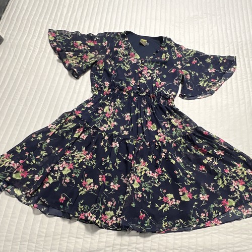 Abito taylor navy floreale - abito,