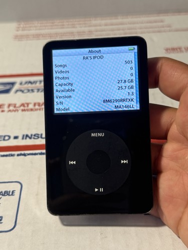 Apple ipod classic a1136 - apple, 30gb