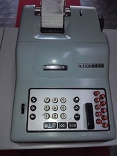 Calcolatrice Olivetti  MULTISUMMA MC 14 M DEL1946  OLD CALCULATOR FUNZIONANTE