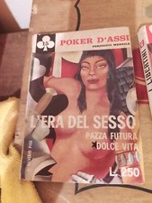 libro vintage erotico collana poker d'assi titolo "l era del sesso"