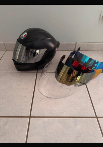 Casque intégral moto - agv, pour