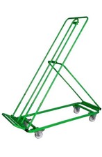 Carrello espositore per ortofrutta grande verniciato 2 ruote fisse e 2 girevoli 