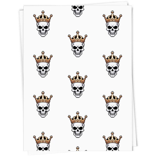 Pixel style skeleton - 'pixel, king'