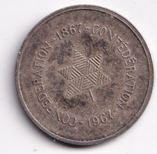 canada' -Médaille 1967- Centenaire de la Confédération Canadienne