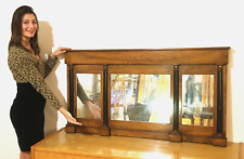 specchiera antica caminiera impero fine XVIII secolo tripartita specchi mercurio