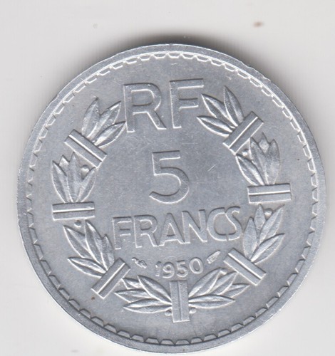 Francia 1950 franchi testa - francia, 1950.