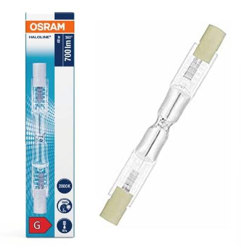 Alogena lineare 48w r7s 78mm - alogena,