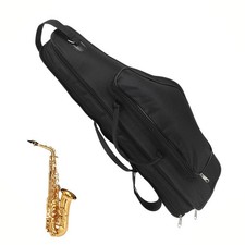 Elegante custodia per sax Alto Eb con doppie cerniere comoda e facile da traspor