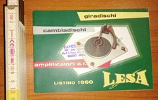 Lesa Giradischi, Cambiadischi, Amplificatori A.F. (Listino 1960)
