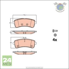 Kit pastiglie freno TRW Posteriore per MERCEDES CLASSE S 650 600 560 500 AMG GT