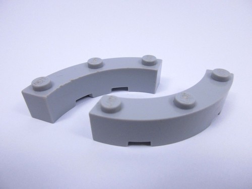 Lego mdstone round brick - x2,