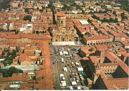 Carpi veduta aerea - carpi, (modena)