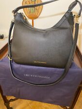 Borsa donna a spalla TRU Trussardi originale in pelle saffiano. Come nuova